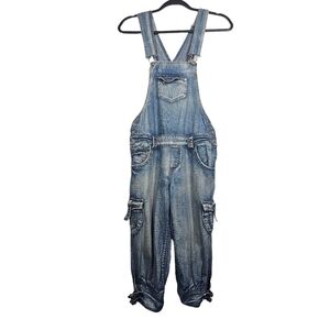 Nori Cargo Style Capri Overalls